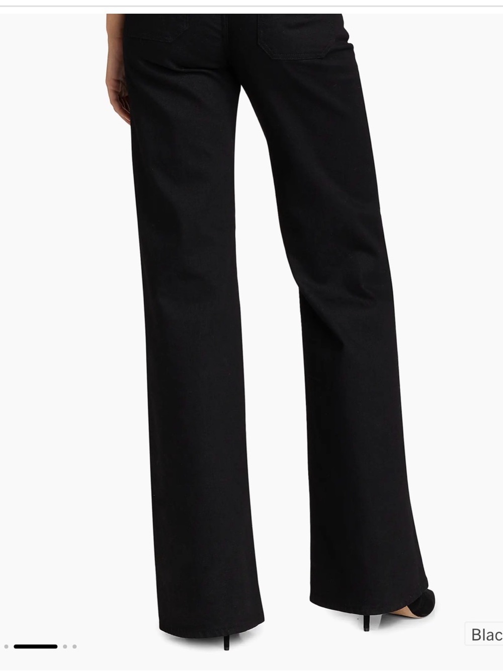 ✨ NILI LOTAN Black Wide Leg Wool Pants 🖤 Luxury Designer Size 4 NWOT - Picture 3 of 6